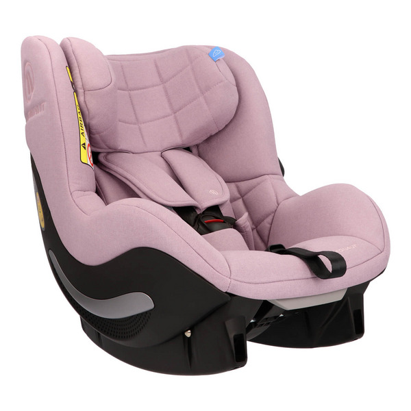 Packshot różowego fotelika dziecięcego