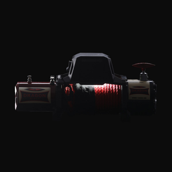 Zdjęcie produktowe w czerni wyciągarki DRAGON WINCH