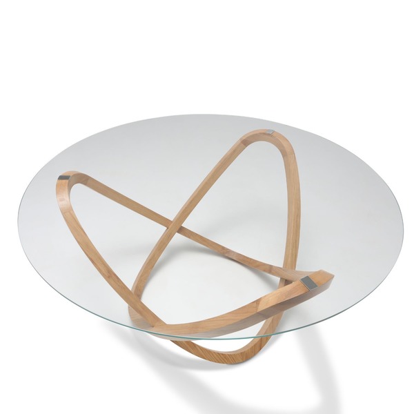Zdjęcie produktowe szklanego blatu stolika