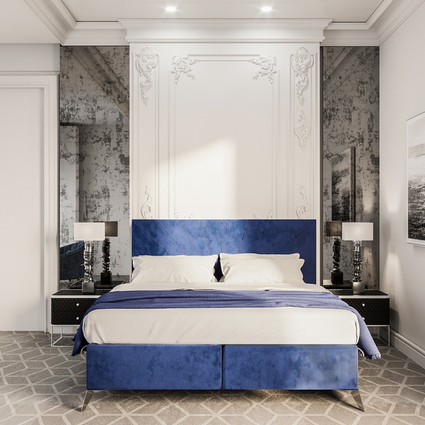 Wizualizacja produktowa mebli łóżko